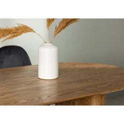 Spisebordssæt Isolde med stole Polar - Sort og Natur