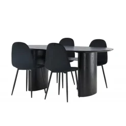 Spisebordssæt Isolde med stole Polar