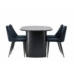 Spisebordssæt Isolde med stole Night