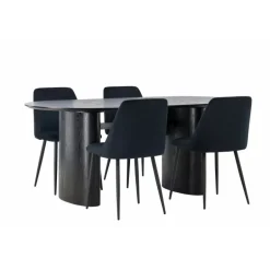 Spisebordssæt Isolde med stole Night