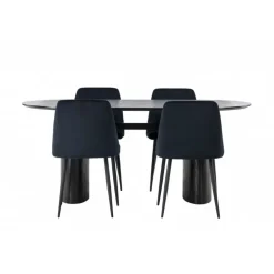 Spisebordssæt Isolde med stole Night