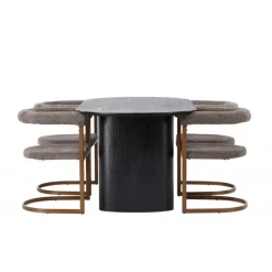 Spisebordssæt Isolde med stole Morning