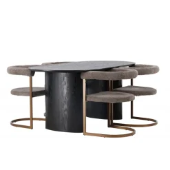 Spisebordssæt Isolde med stole Morning