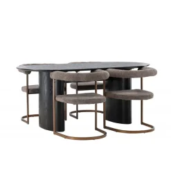 Spisebordssæt Isolde med stole Morning