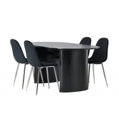 Spisebordssæt Isolde med stole Polar