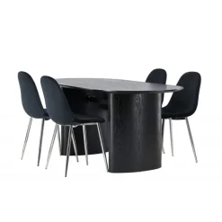 Spisebordssæt Isolde med stole Polar