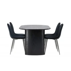 Spisebordssæt Isolde med stole Polar