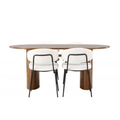 Spisebordssæt Isolde med stole Chico