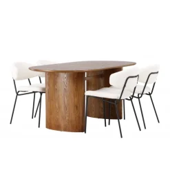 Spisebordssæt Isolde med stole Chico