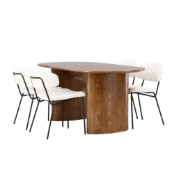 Spisebordssæt Isolde med stole Chico