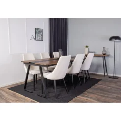 Spisebordssæt Jakarta med Spisebordsstole Leone