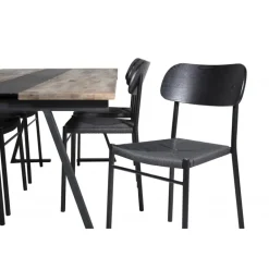 Spisebordssæt Jakarta med Spisebordsstole Polly