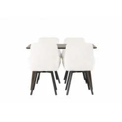 Spisebordssæt Kaseindon med Spisebordsstolene Rosie