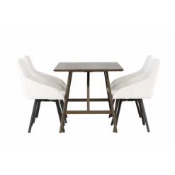 Spisebordssæt Kaseindon med Spisebordsstolene Rosie