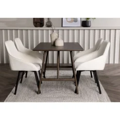 Spisebordssæt Kaseindon med Spisebordsstolene Rosie