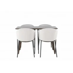 Spisebordssæt Kaseindon med Spisebordsstole Evelina