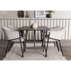 Spisebordssæt Kaseindon med Spisebordsstole Evelina