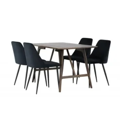 Spisebordssæt Kaseindon med Spisebordsstole Night