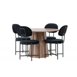 Spisebordssæt Lanzo med Stella stole