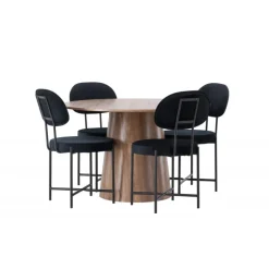 Spisebordssæt Lanzo med Stella stole