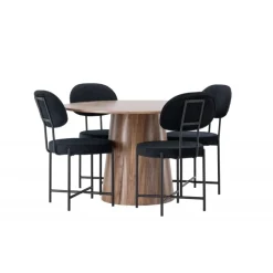 Spisebordssæt Lanzo med Stella stole