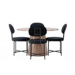 Spisebordssæt Lanzo med Stella stole