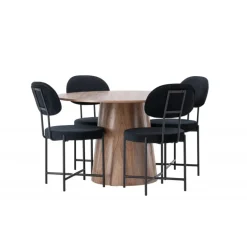 Spisebordssæt Lanzo med Stella stole