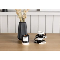 Spisebordssæt Leo med Night Spisebordsstole - Natur og Hvid