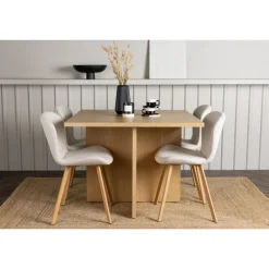 Spisebordssæt Leo med Spisebordsstole Lilja