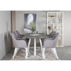 Spisebordssæt Marina med Spisebordsstole Comfort