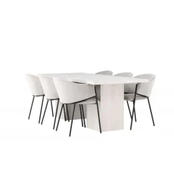 Spisebordssæt Olga med Evelina Spisebordsstole