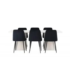 Spisebordssæt Olga med Spisebordsstole Night