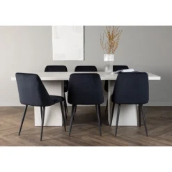 Spisebordssæt Olga med Spisebordsstole Night
