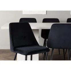 Spisebordssæt Olga med Spisebordsstole Night