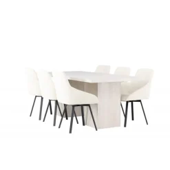 Spisebordssæt Olga med Spisebordsstole Rosie