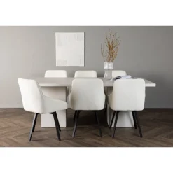 Spisebordssæt Olga med Spisebordsstole Rosie