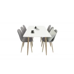 Spisebordssæt Polar med Spisebordsstole Polar