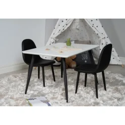 Spisebordssæt Polar med Spisebordsstole Polar