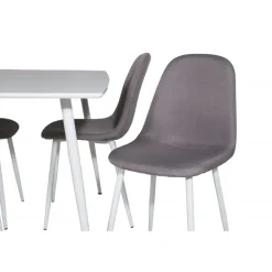 Spisebordssæt Polar med Spisebordsstole Polar