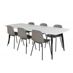 Spisebordssæt Polar med Spisebordsstole Arctic