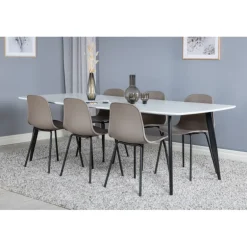 Spisebordssæt Polar med Spisebordsstole Arctic