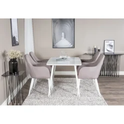 Spisebordssæt Polar med Spisebordsstole Comfort