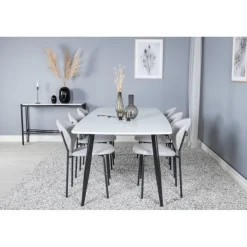 Spisebordssæt Polar med Spisebordsstole Vault