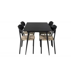 Spisebordssæt Silar med Spisebordsstole Polly