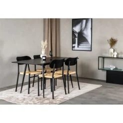 Spisebordssæt Silar med Spisebordsstole Polly