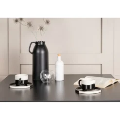 Spisebordssæt Tempe med Spisebordsstole Dyron - Sort