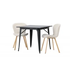 Spisebordssæt Tempe med Spisebordsstole Lilja