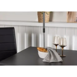 Spisebordssæt Tempe med Spisebordsstole Tempo - Sort