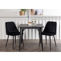 Spisebordssæt Tempe med Spisebordsstole Night