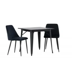 Spisebordssæt Tempe med Spisebordsstole Night